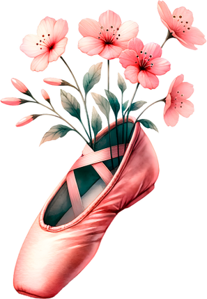 (042-01-I) Ballerina Ballet Slippers Pointe Shoes