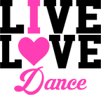 (042-03-K) Live Love Dance I Heart