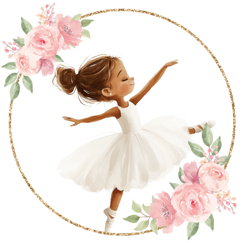 (042-05-L) Ballerina Flower Wreath
