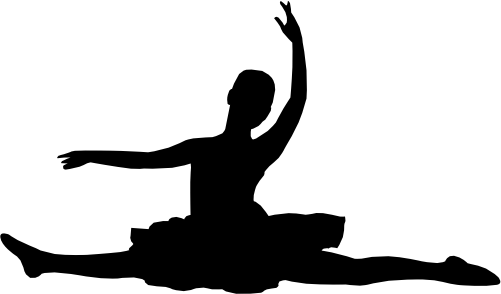 (s042-7-2U) Ballerina Silhouette