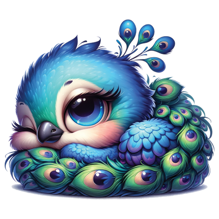 (s043-1-2B) Baby Peacock