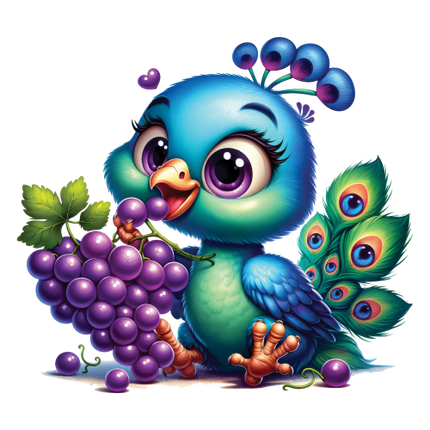 (s043-2-2E) Baby Peacock