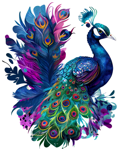 (s043-1-1P) Peacock