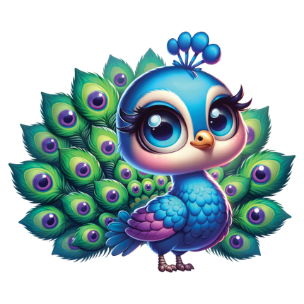 (s043-1-1Y) Baby Peacock