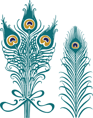 (s043-1-1D) Peacock Feathers