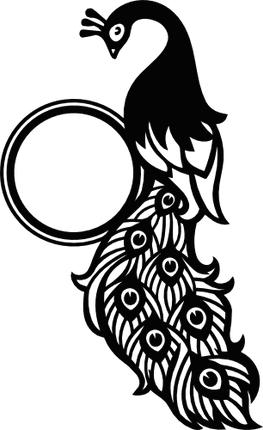 (s043-2A) Peacock Frame