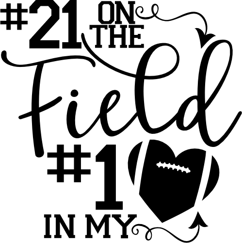 (s044-10-A) Player# on the Field #1 in My Heart Football