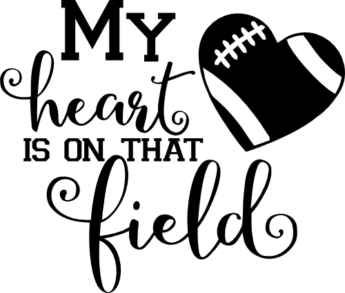 (s044-10-B) My Heart is On That Field Football