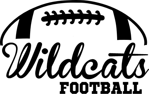 (044-08-1B) Wildcats Football Iron-On Transfer