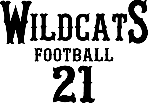 (044-08-1P) Team Name Football Player Number Custom Iron-On Transfer