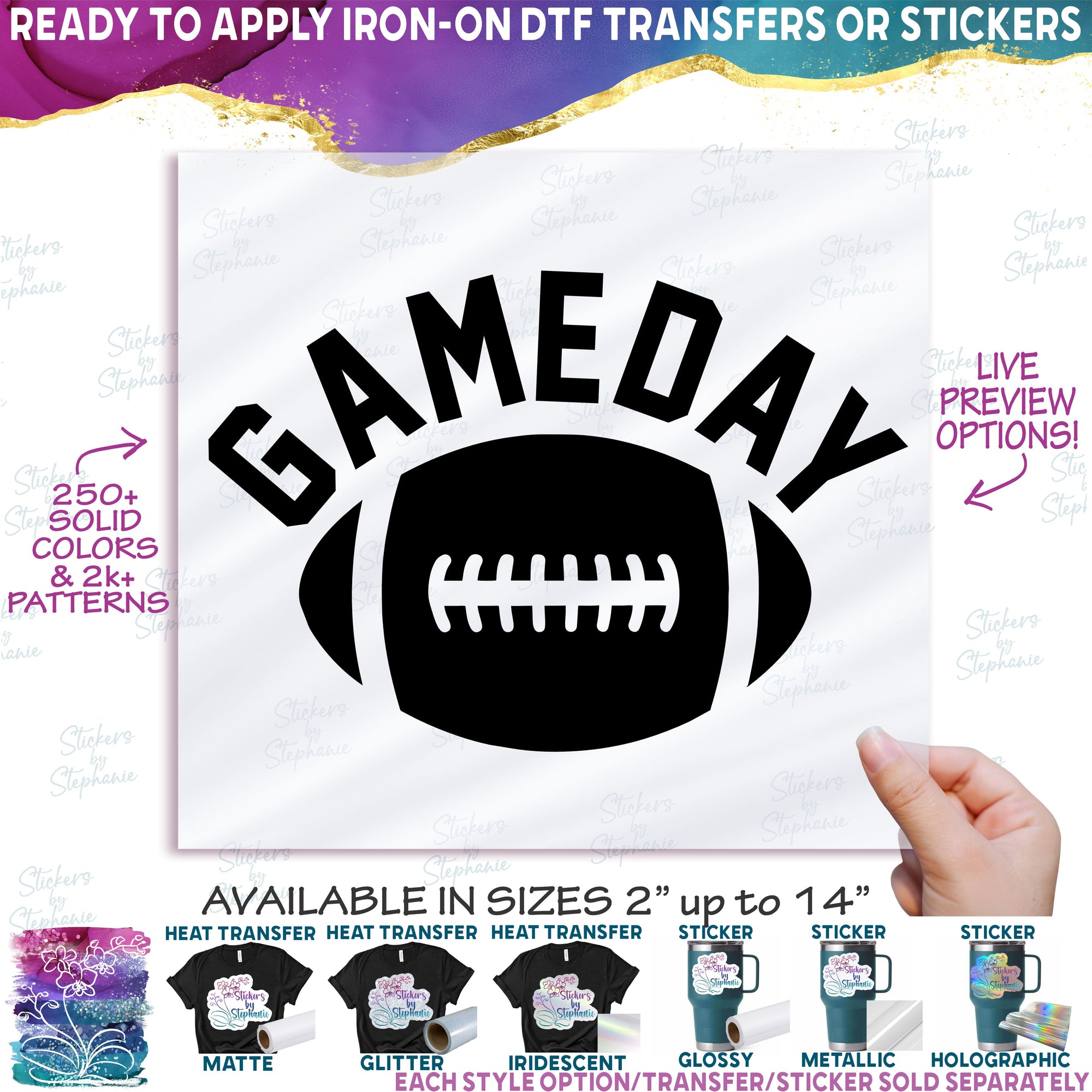 (s044-4A) Gameday Game Day Football