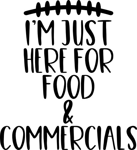 (s044-4K) I'm Just Here for the Food and Commercials Football