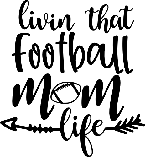 (s044-7D) Livin That Football Mom Life