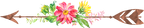 (s045-1-G) Watercolor Sunflowers Arrows Set or Single