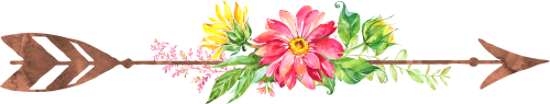 (s045-1-G) Watercolor Sunflowers Arrows Set or Single