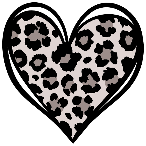 (s046-3) Snow Leopard Heart