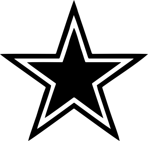 (s046-1-K) Double Star Silhouette