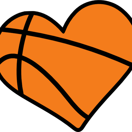 (s047-1-F2) Black Orange Basketball Ball