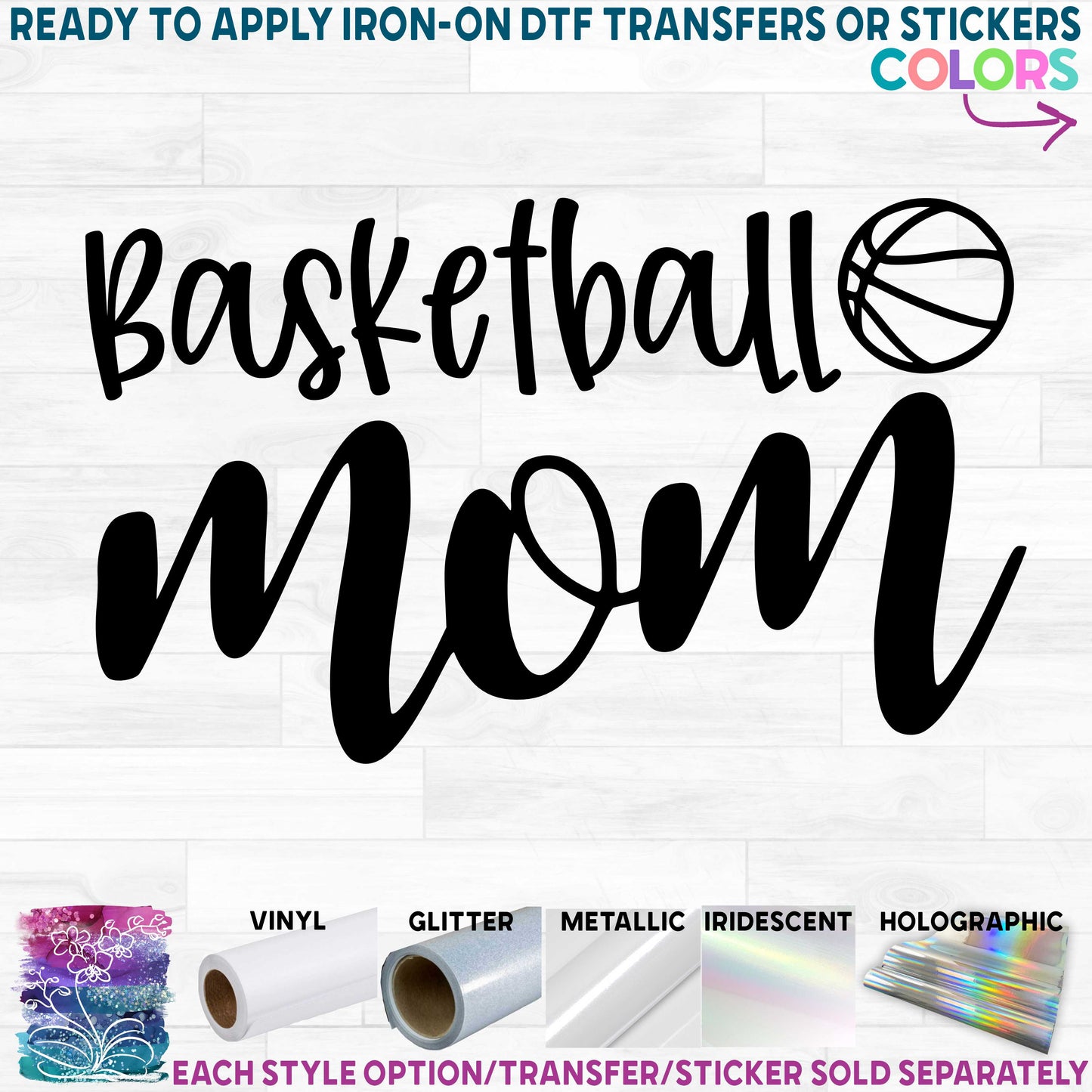 (s047-7) Basketball Mom, Basketball Mom Life, Basketball Mom Squad