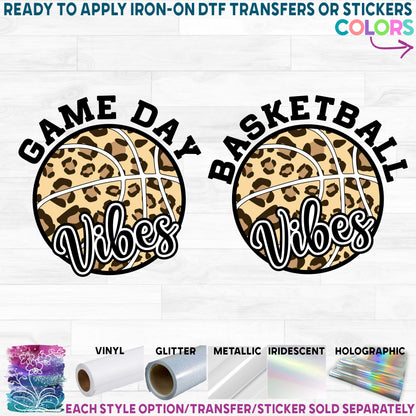 (s047-10A) Game Day Vibes Basketball Vibes Custom Text