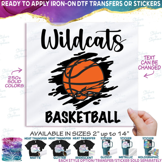 (s047-8D) Basketball Team Mom Family Custom Text