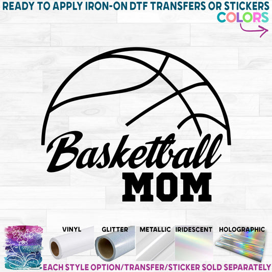 (s047-6B) Basketball Family Mom Custom Text