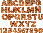 (s047-3) Basketball Single Letters, Numbers or Custom Names