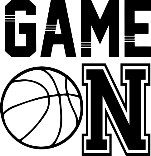 (s047-4C) Game On Basketball