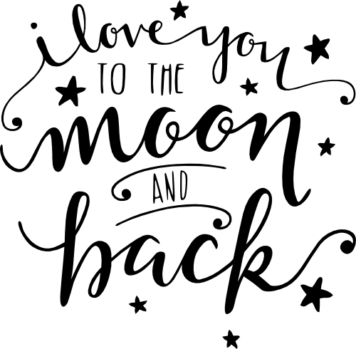 (048-D) I Love You to the Moon and Back