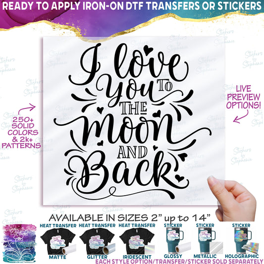 (s048-C) I Love You to the Moon and Back