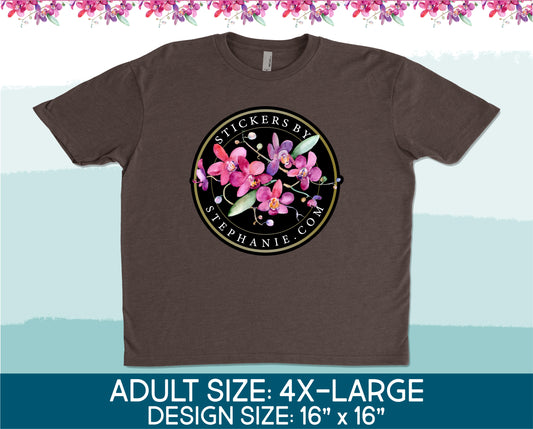 Adult T-shirt 4XL 4X-Large Sizing Guide