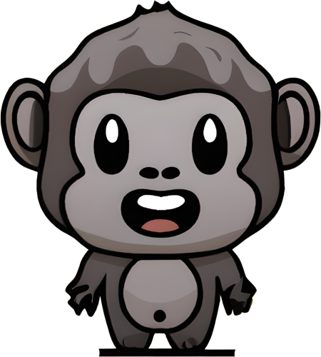 (s005-10-A) Baby Gorilla