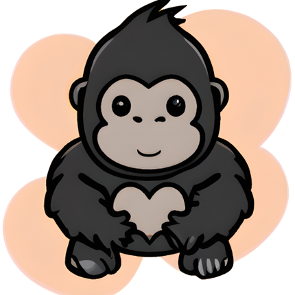 (s005-10-B) Baby Gorilla