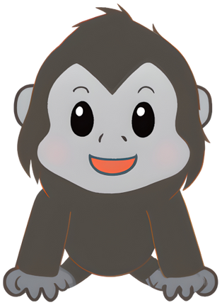 (s005-10-C) Baby Gorilla
