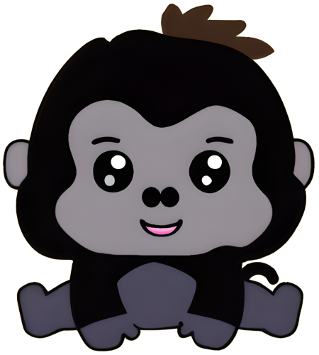 (s005-10-D) Baby Gorilla