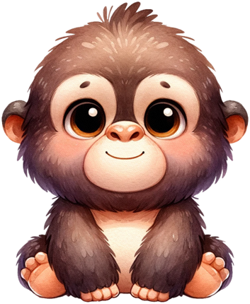 (s005-10-E) Baby Gorilla