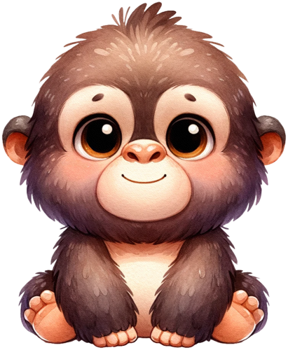 (s005-10-E) Baby Gorilla