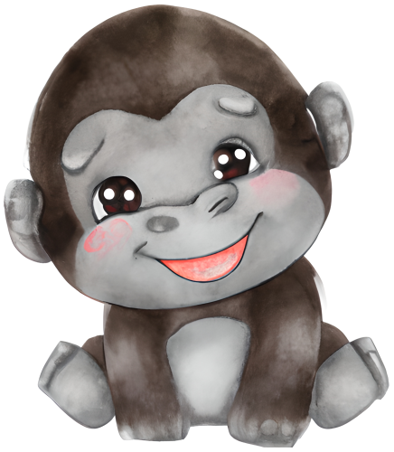 (s005-10-H) Baby Gorilla
