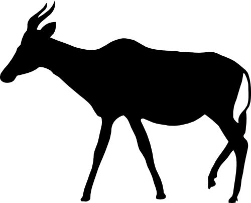 (s005-7-I) Safari Animal Silhouette