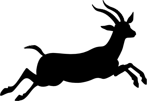 (s005-7-K) Safari Animal Silhouette