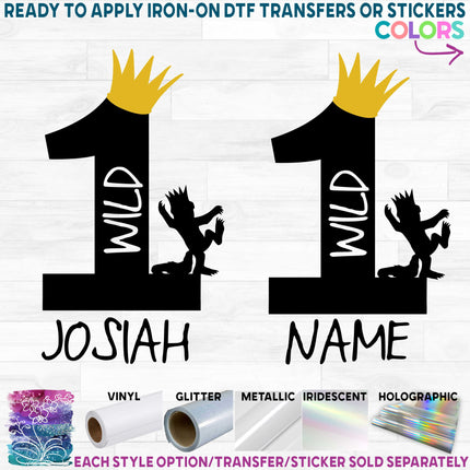 (s050-3Y) Wild 1 One with Name