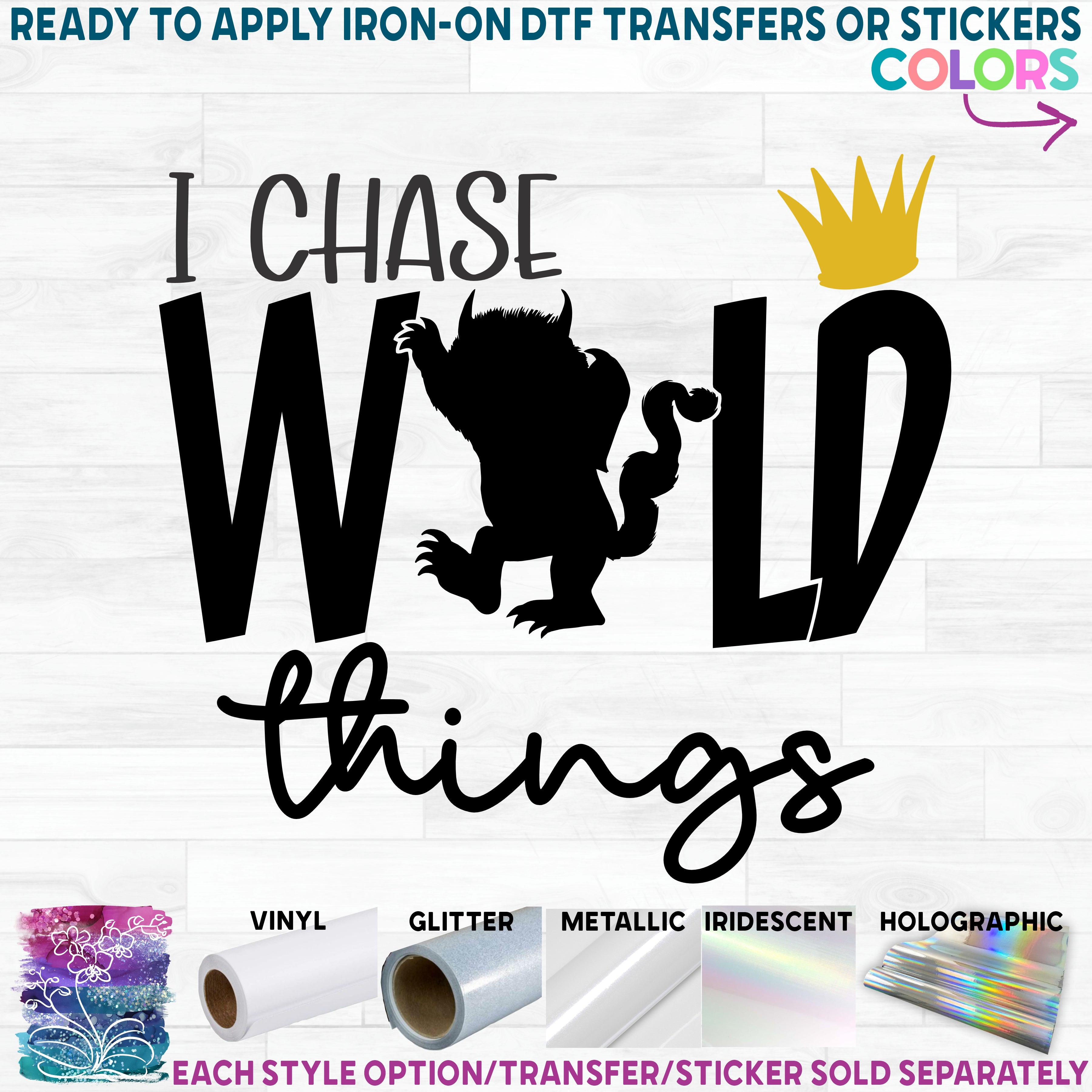 (s050-8C) I Chase Wild Things, Tame