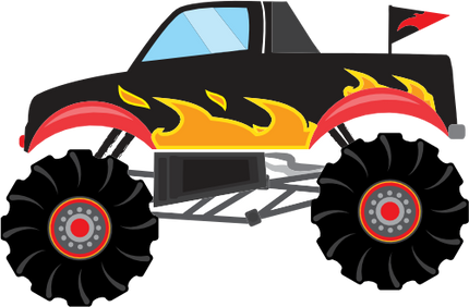 (051-02-1K) Black Monster Truck