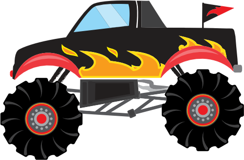 (051-02-1K) Black Monster Truck