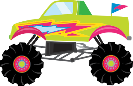 (051-02-1M) Green Monster Truck