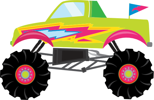 (051-02-1M) Green Monster Truck