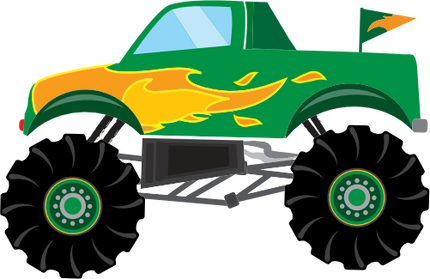 (051-02-1O) Green Monster Truck
