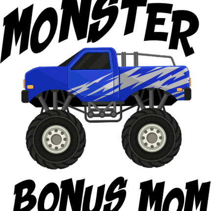 (051-03-B) Monster Truck Family Custom Text
