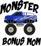 (051-03-B) Monster Truck Family Age Custom Text