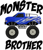 (051-03-B) Monster Truck Family Age Custom Text